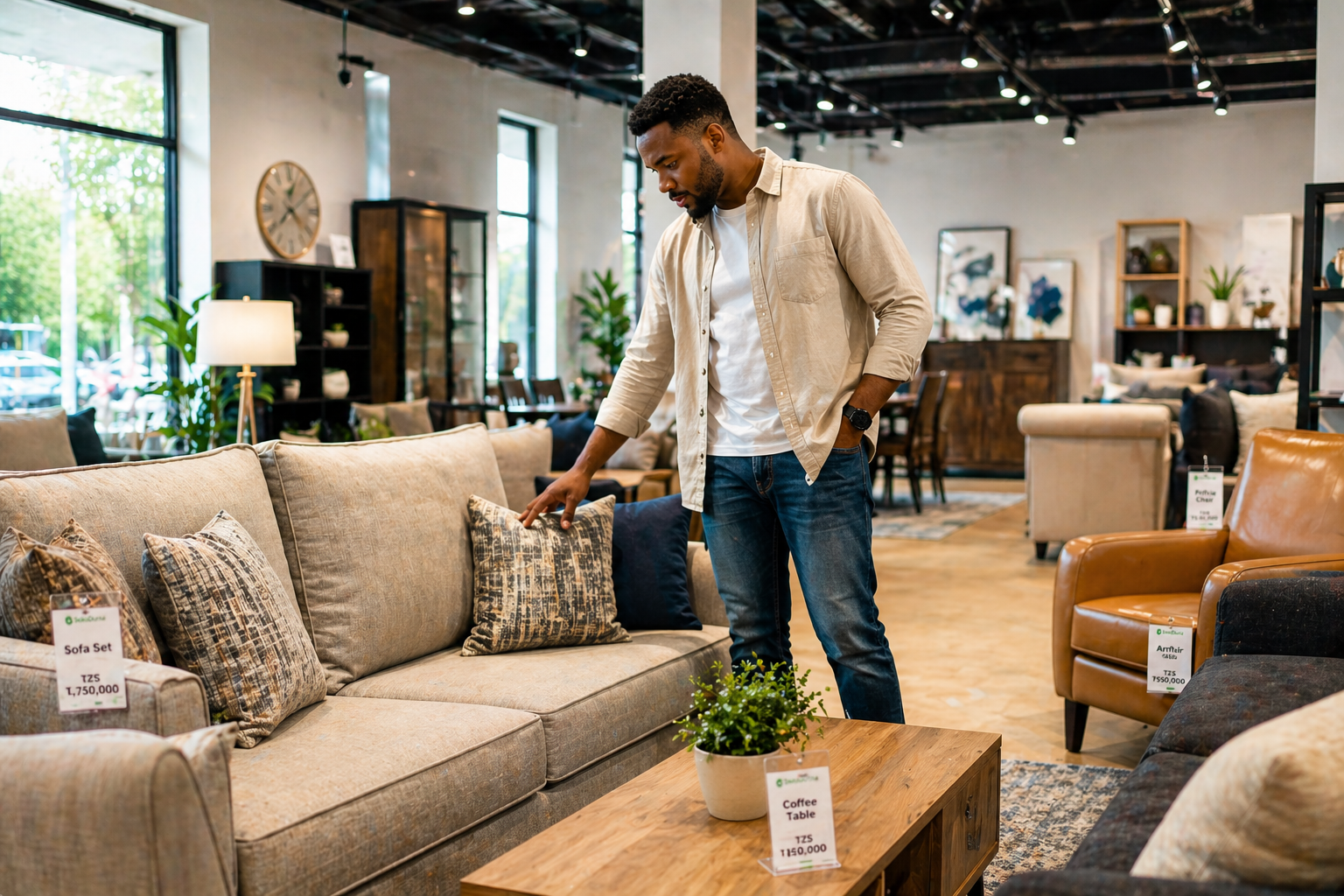 Furniture shopping